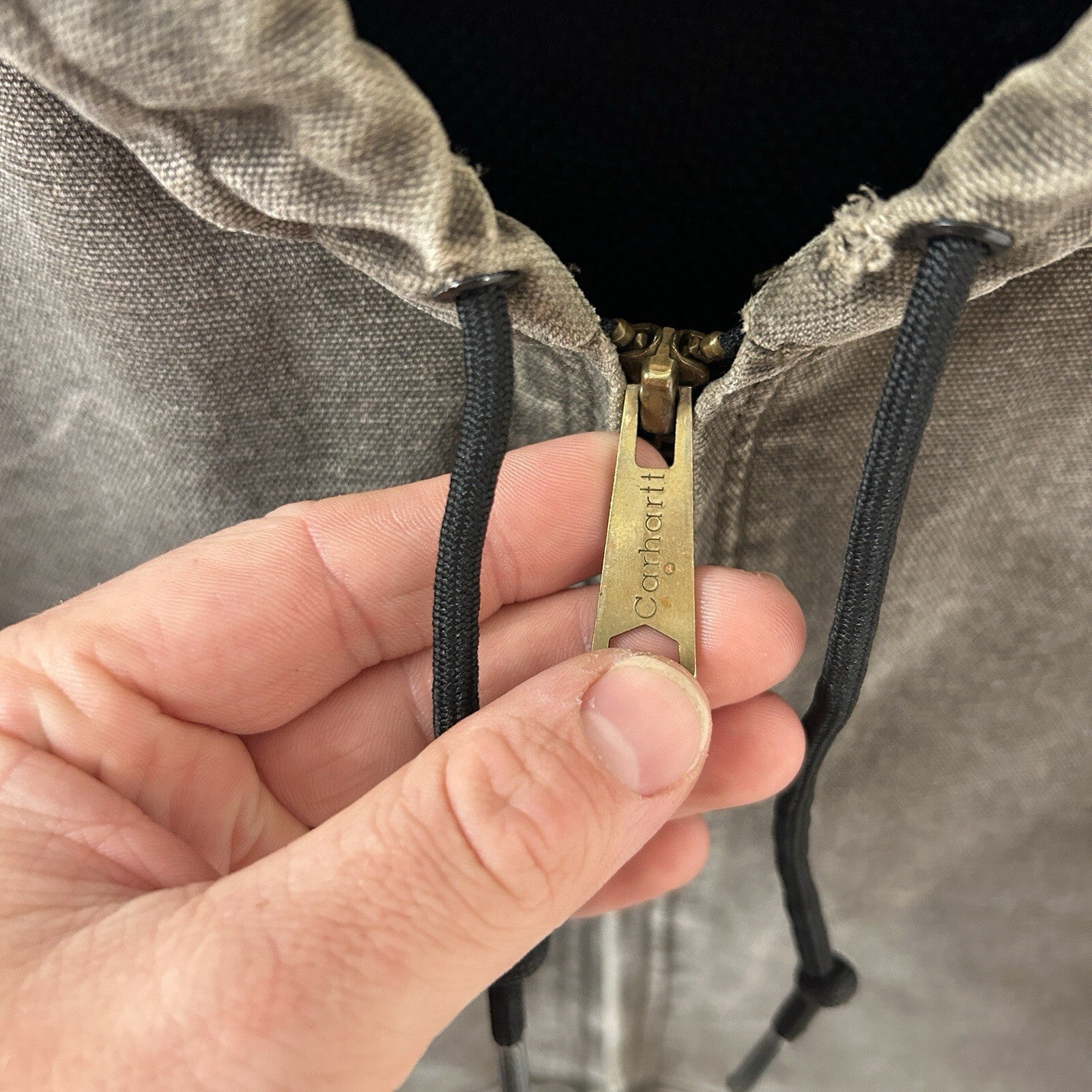 Vintage Carhartt Thermal Hooded Active Jacket “Chestnut” J25 CHT Men’s X-Large