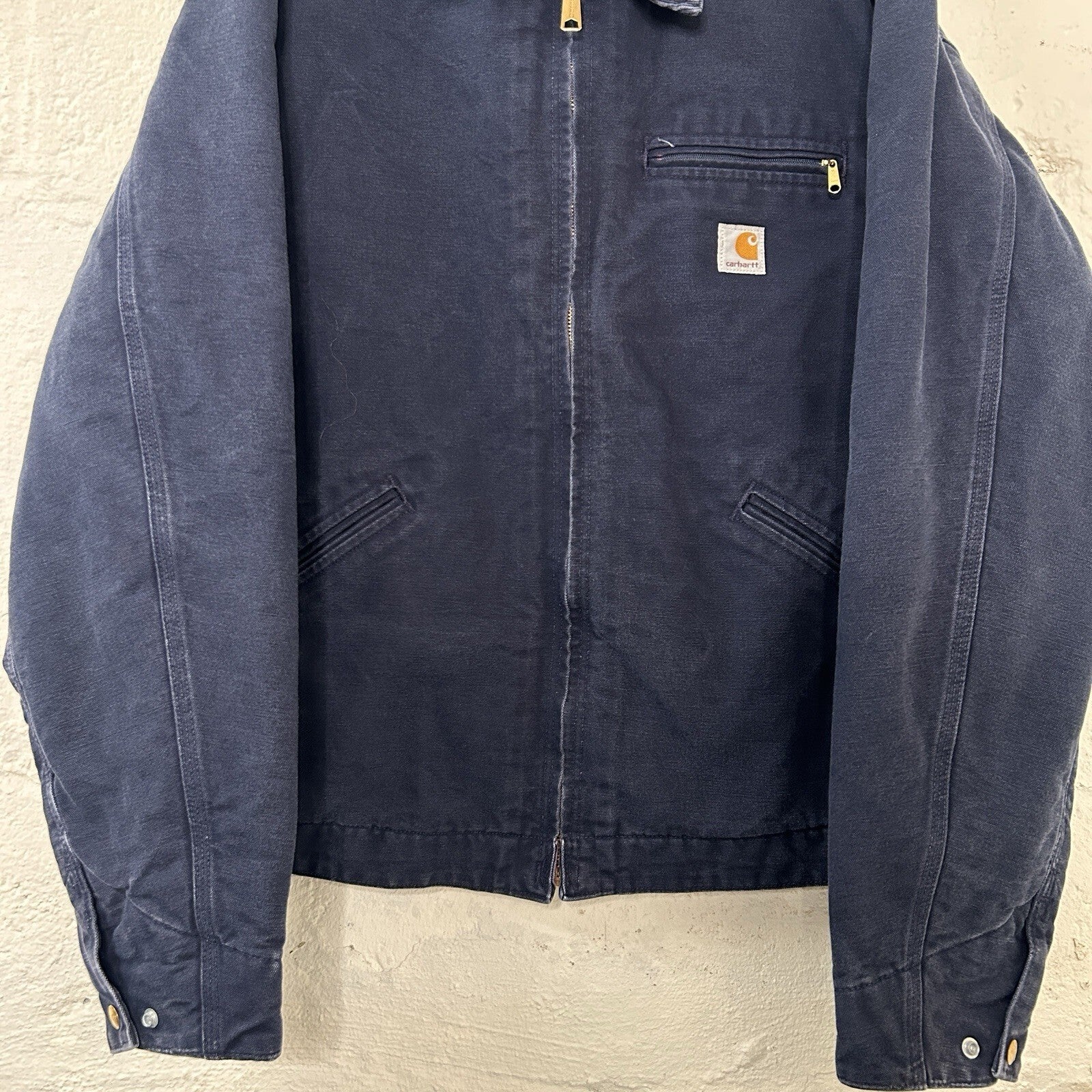 Vintage Carhartt Blanket-Lined Detroit Jacket “Dark Navy” J01 DNY Men’s 44/XL