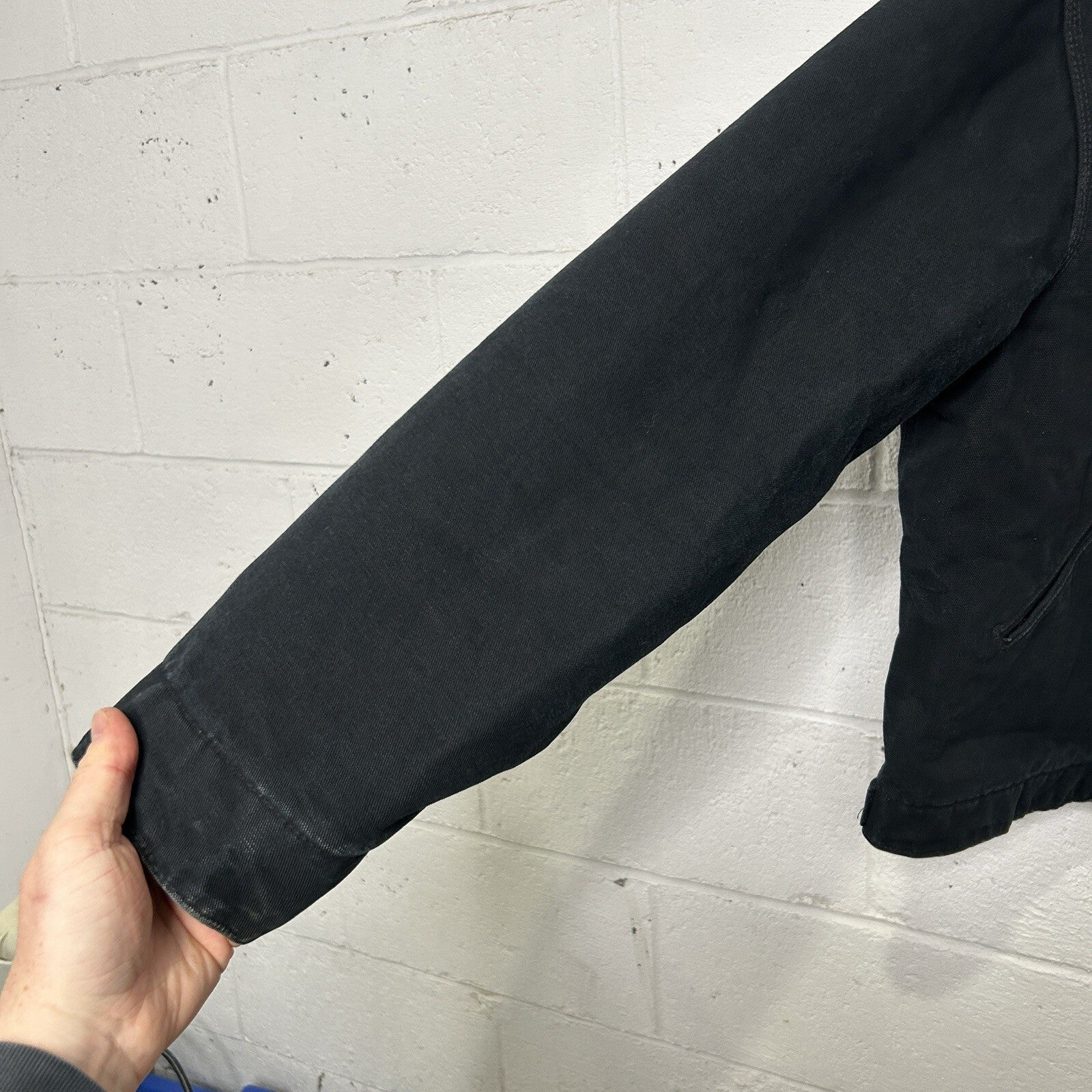 Y2K Carhartt Blanket-Lined Detroit Jacket “Black” J001 BLK Men’s Large