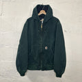 Vintage Carhartt Mesh-Lined Hooded Active Jacket “Spruce Green” J168 SPC Men’s L