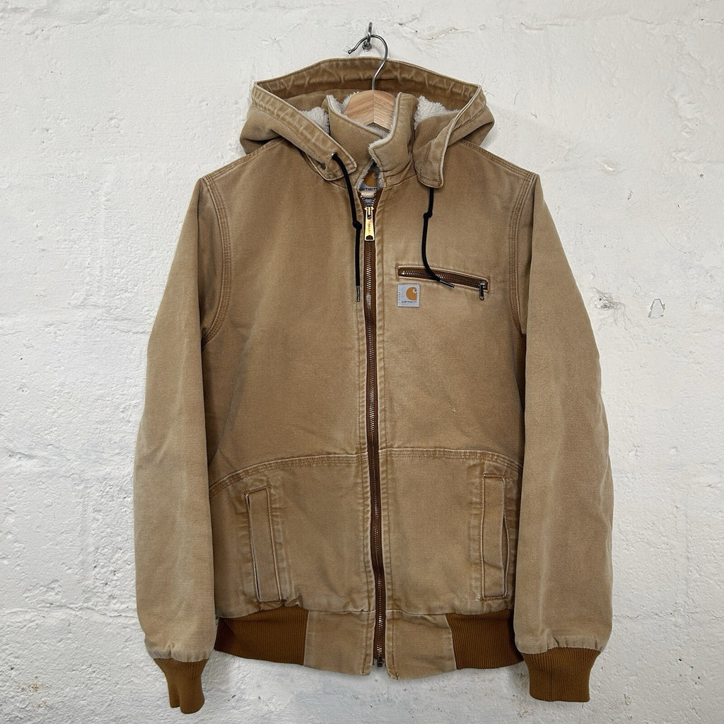 Carhartt Sherpa-Lined Wildwood Jacket “Brown” 100815-211 Women’s Medium