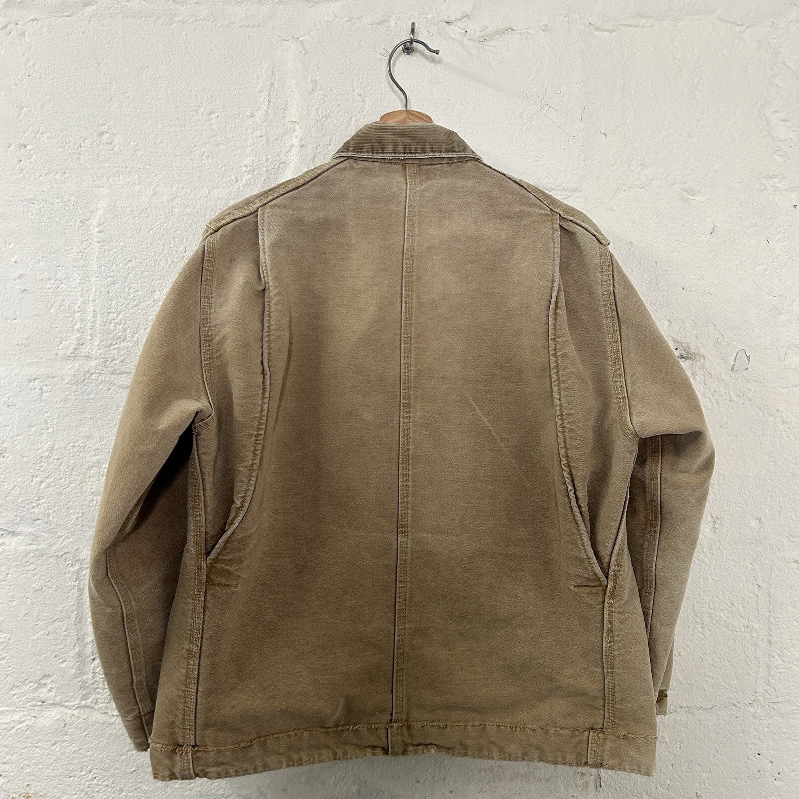 Vintage 60s Carhartt Troy Woolen Mills Blanketed Big C Chore Coat Men’s Medium