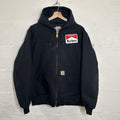 Carhartt X Marlboro Quilted Hooded Active Jacket “Black” J140 BLK Men’s Medium