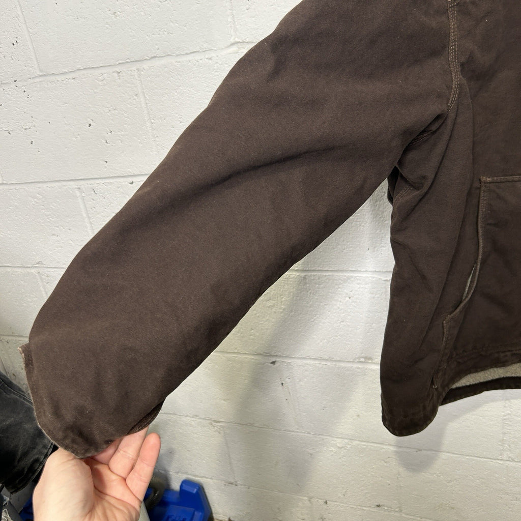 Vintage Carhartt Sherpa-Lined Ridge Jacket “Dark Brown” C61 DKB Men’s X-Large