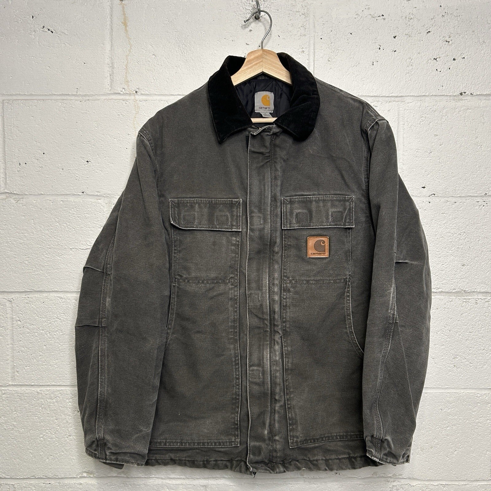 Vintage Carhartt Quilted Artic Jacket “Gravel Grey” C26 GVL Men’s Medium