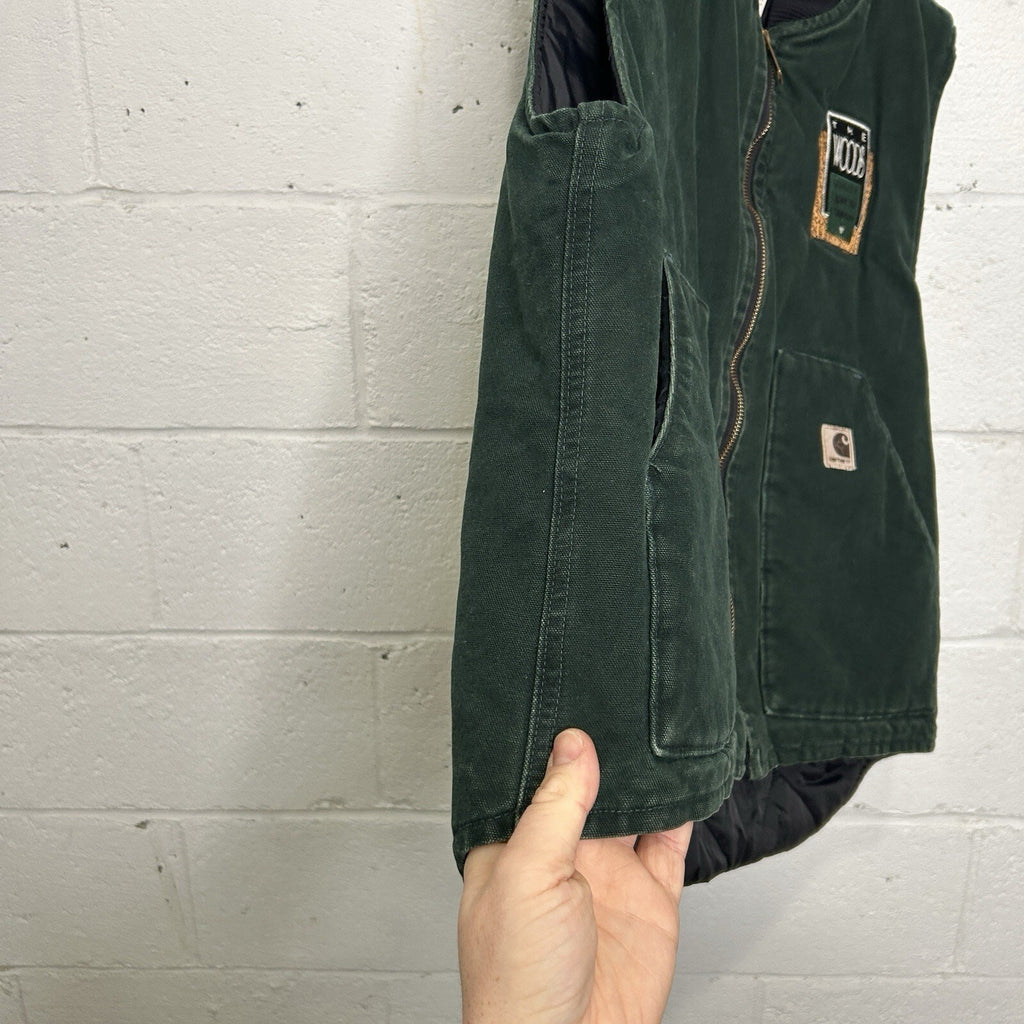 Vintage Carhartt Quilted Canvas Artic Vest “Spruce Green” V02 SPC Men’s Large