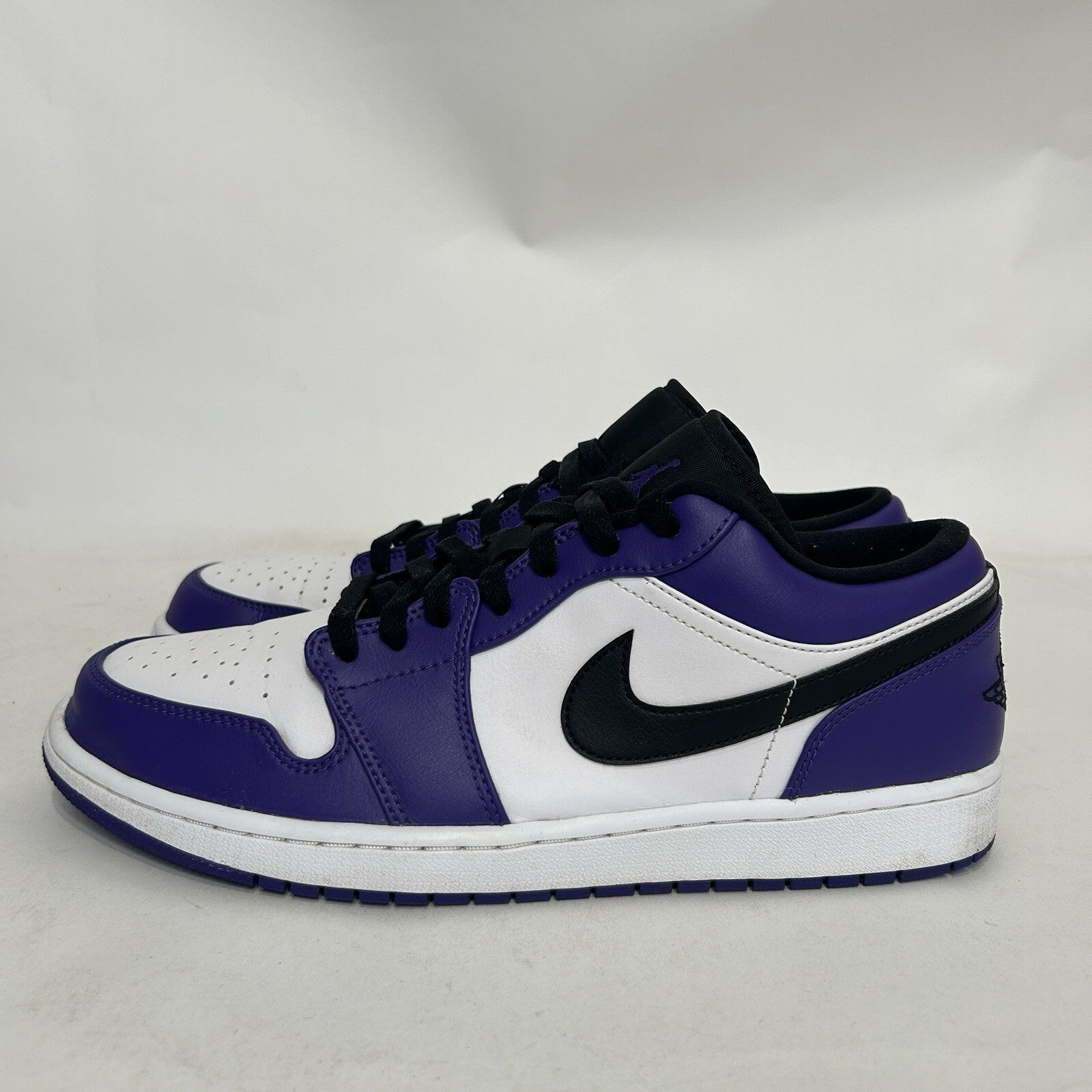 Nike Air Jordan 1 Retro Low “Court Purple White” 553558-500 Men’s 12 Worn