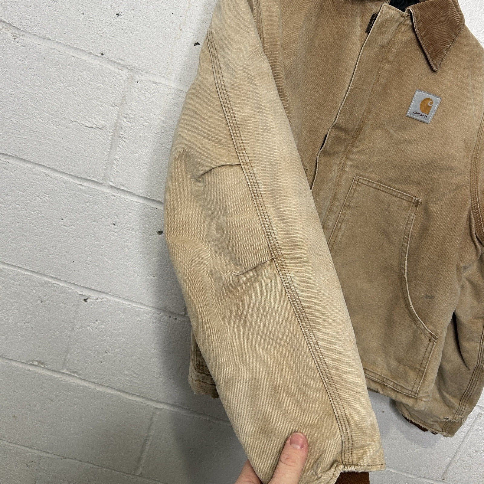 Vintage Carhartt Quilted Traditional Artic Jacket “Brown” J02 BRN Men’s Small