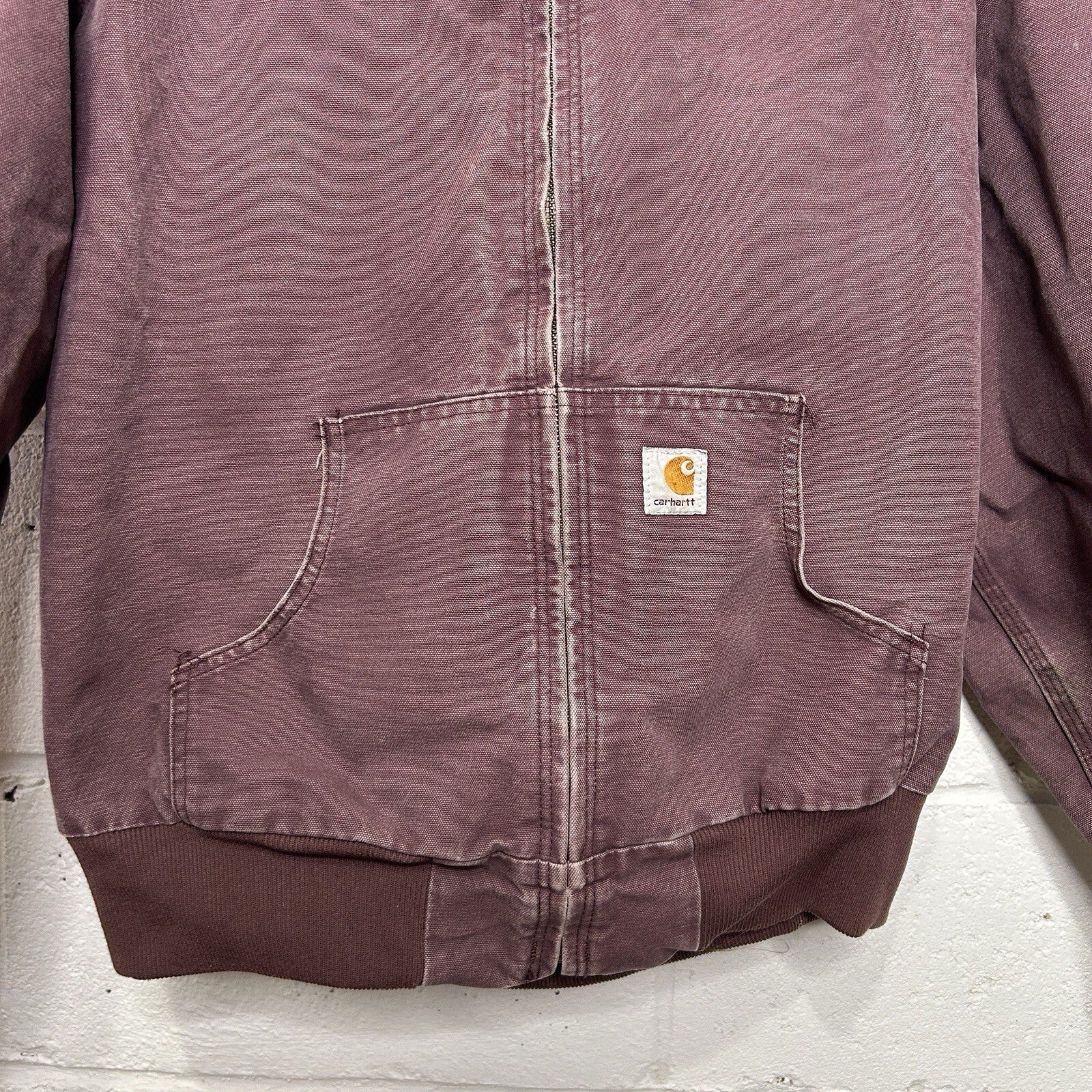 Vintage Carhartt Quilted Active Jacket “Deep Plum” WJ130 DPM Women’s Large