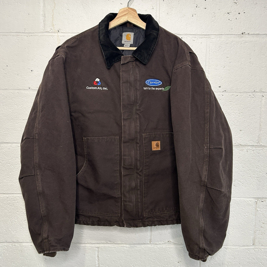 Vintage Carhartt Quilted Traditional Jacket “Dark Brown” J22 DKB Men’s X-Large