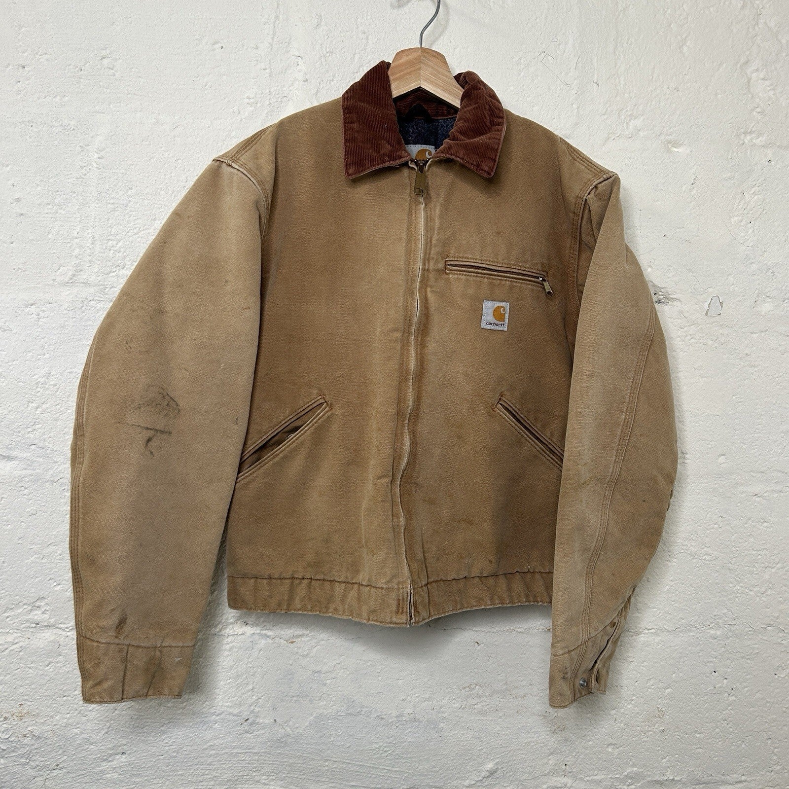 Vintage Carhartt Blanket-Lined Detroit Jacket “Brown” J01 BRN Men’s Small