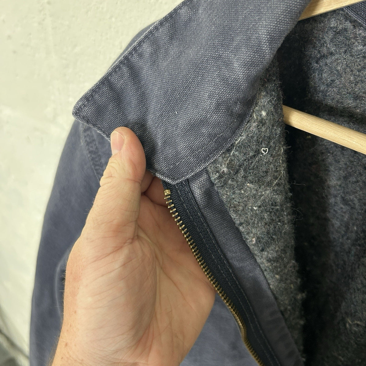 Vintage Carhartt Blanket-Lined Detroit Jacket “Petrol Blue” J204 PTB