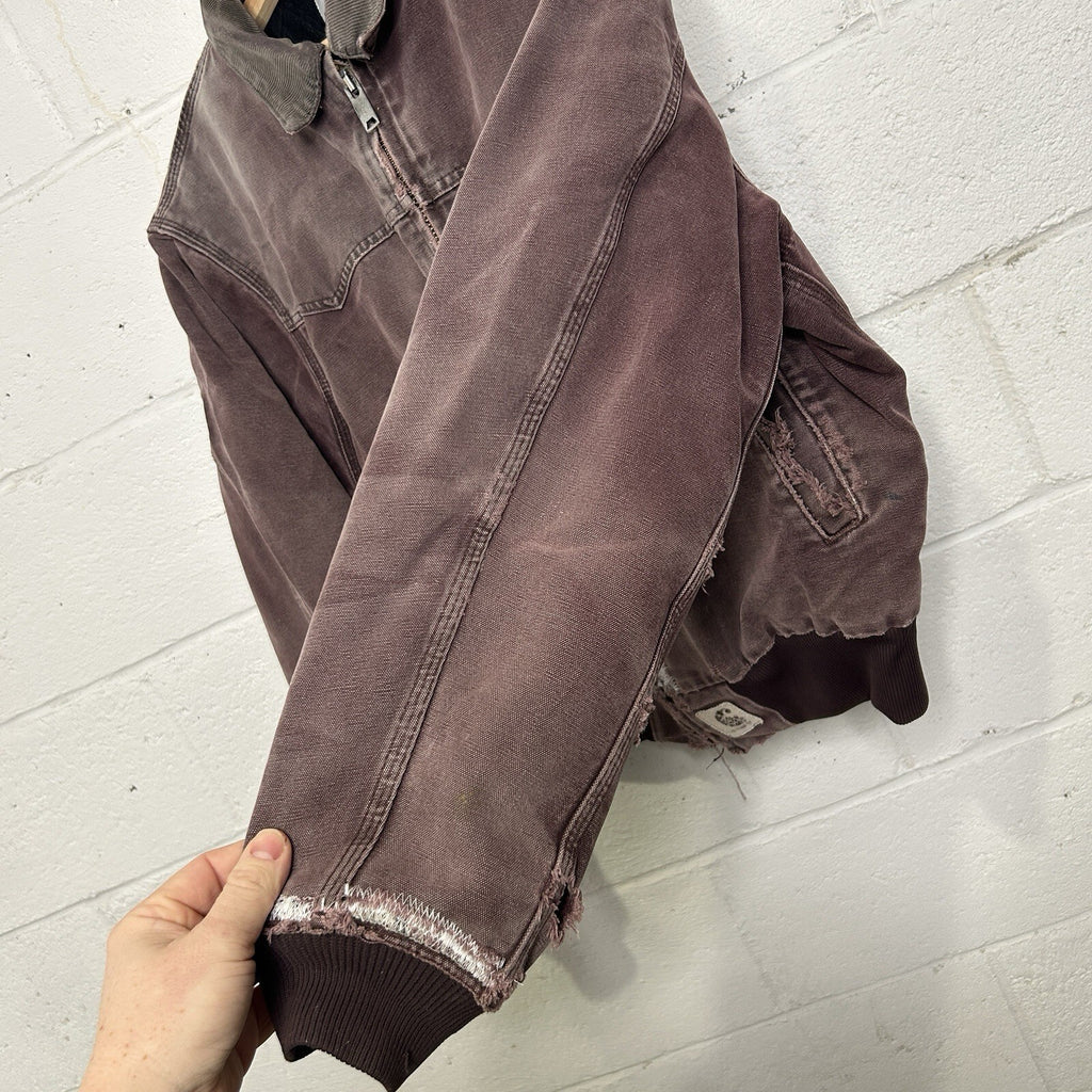 Vintage Carhartt Quilted Santa Fe Jacket “Burgundy” J14 BRG Men’s Large