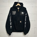 Y2K Carhartt Thermal-Lined Hooded Active Jacket “Black” J131 BLK Dark Throne