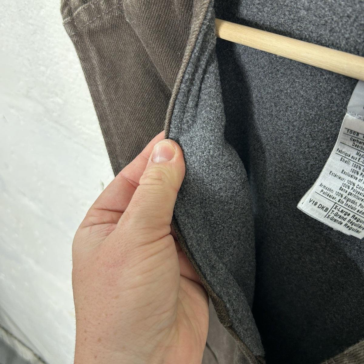 Vintage Carhartt Fleece-Lined Rugged Vest “Dark Brown” V19 DKB Men’s X-Large
