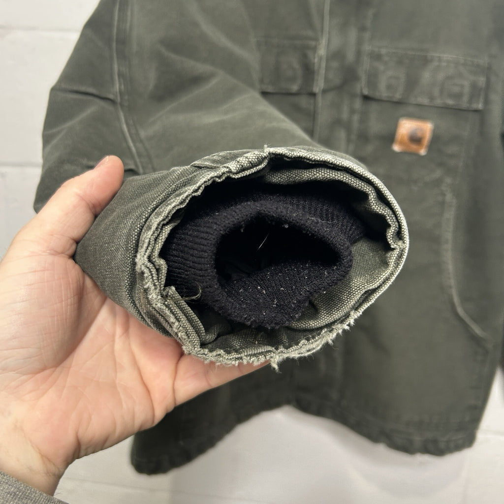 Vintage Carhartt Quilted Arctic Jacket “Moss Green” C26 Men’s Large