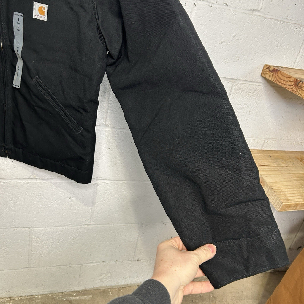 Y2K Carhartt Blanket-Lined Detroit Jacket “Black” Leupold J001 BLK Men’s LT New