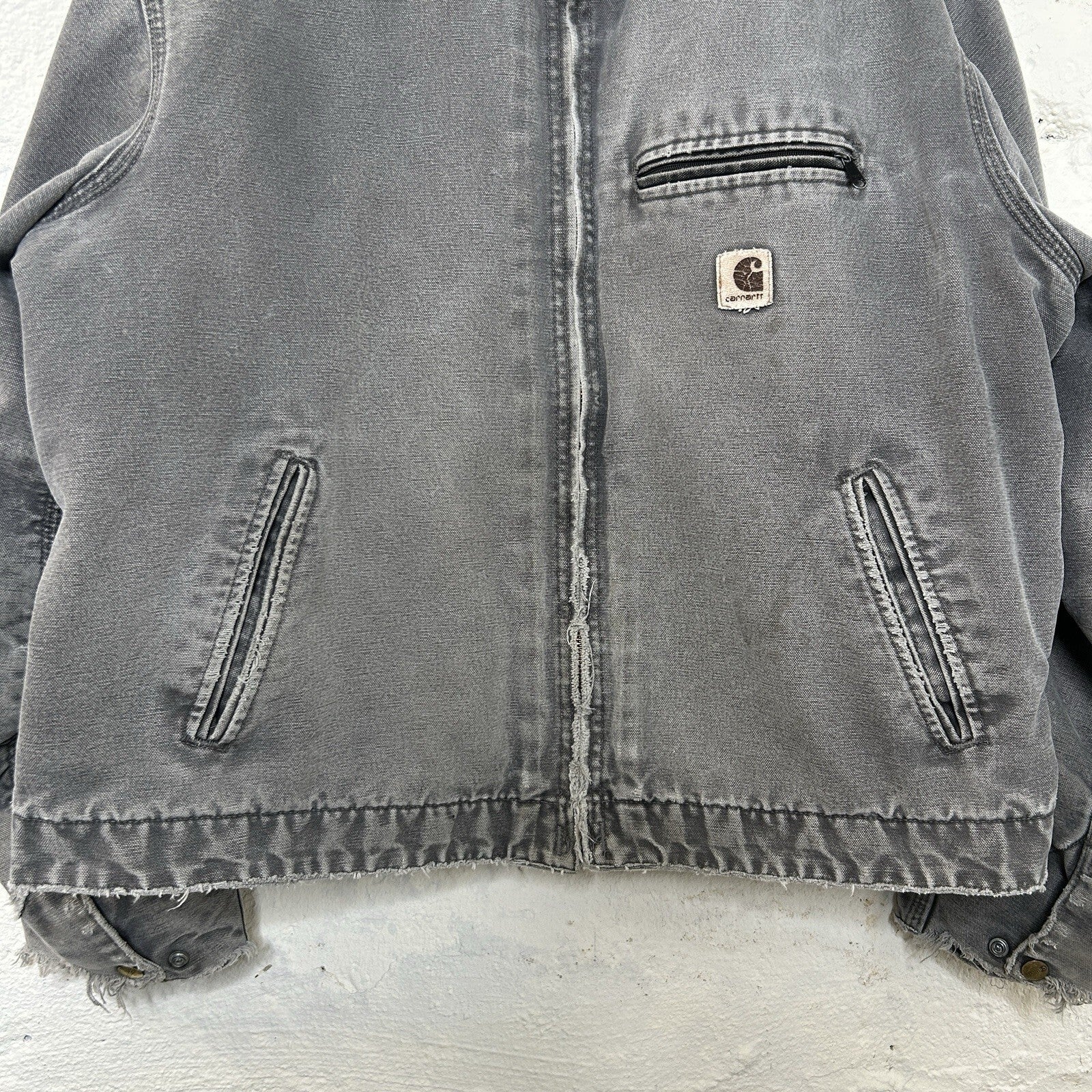 Vintage Blanket-Lined Carhartt Detroit Jacket “Metal” J97 MTL Men’s X-Large