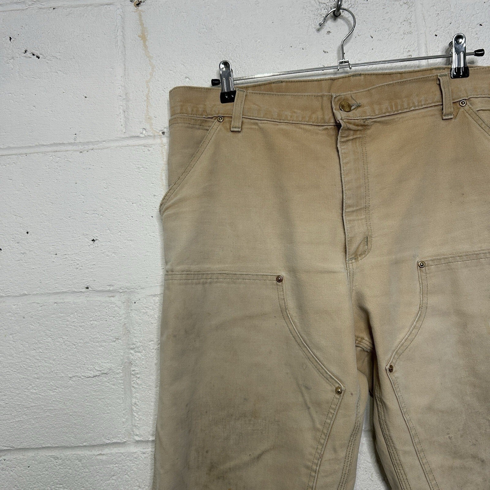 Vintage Carhartt Canvas DoubleKnee Pants “Brown” B01