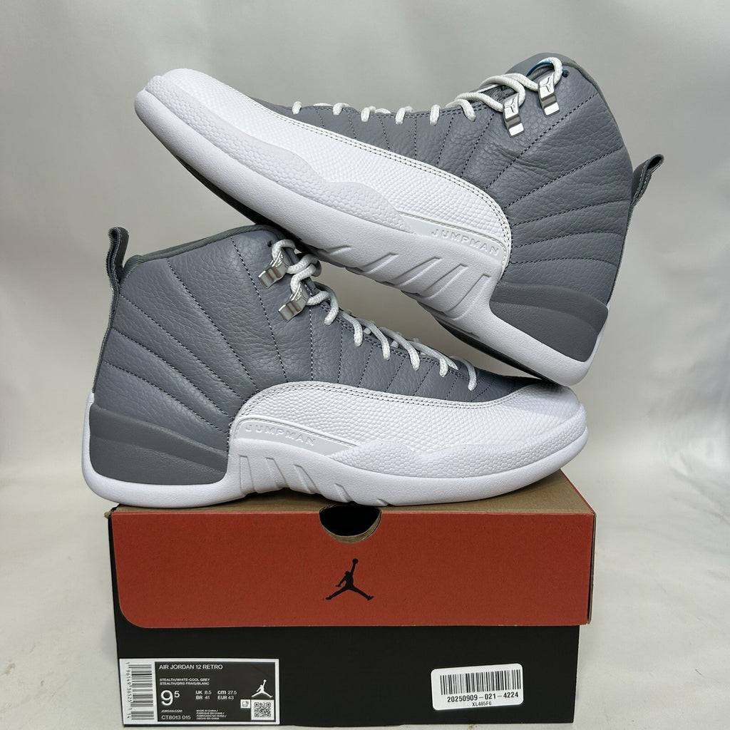 Nike Air Jordan 12 Retro “Stealth/Grey White” 2022 CT8013-015 Men’s 9.5 New