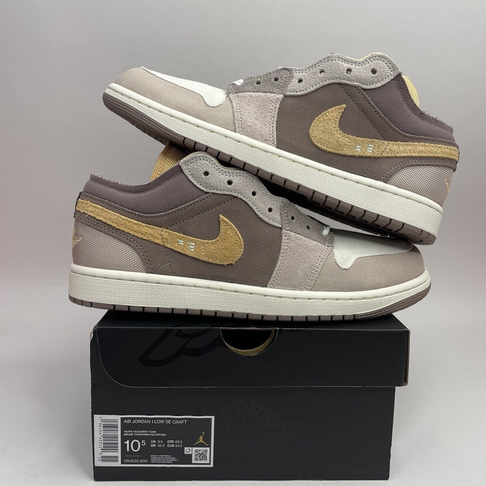 Nike Air Jordan 1 Low SE Craft “Taupe Haze” DN1635-200 Men’s 10.5 Brand New