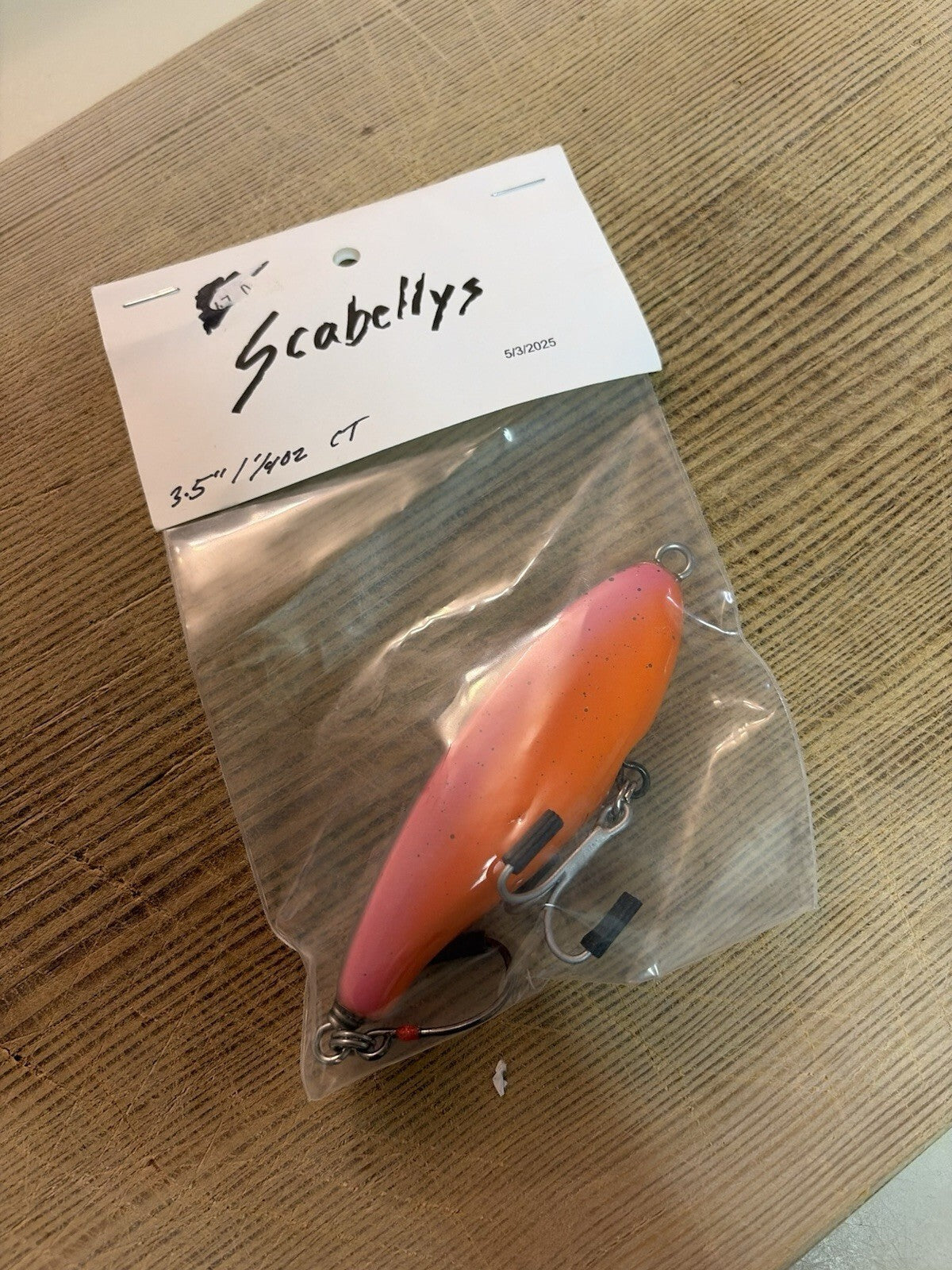 Scabelly’s S Mini Glider Custom Fishing Lure NEW