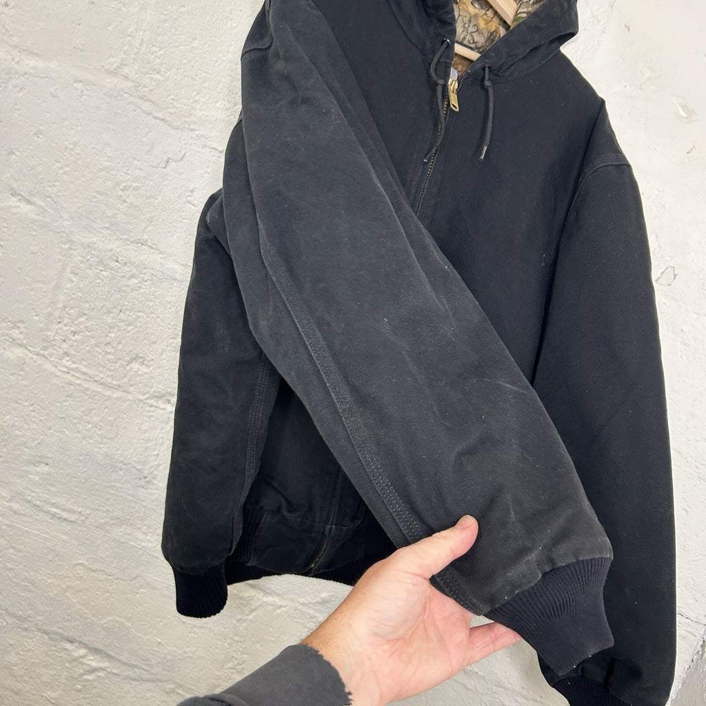Carhartt X Realtree Camo-Lined Hooded Active Jacket “Black” 101074-001 Men’s XL