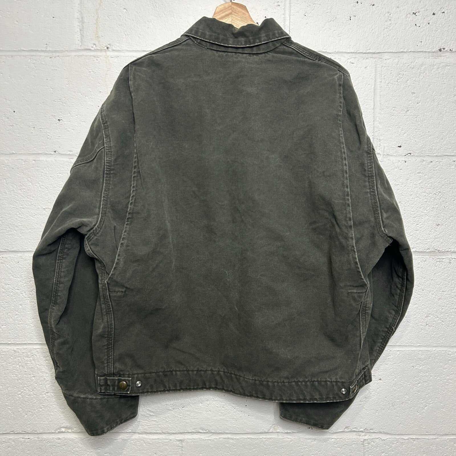 Vintage Carhartt Blanket-Lined Detroit Jacket “Moss” J146 MOS Men’s X-Large