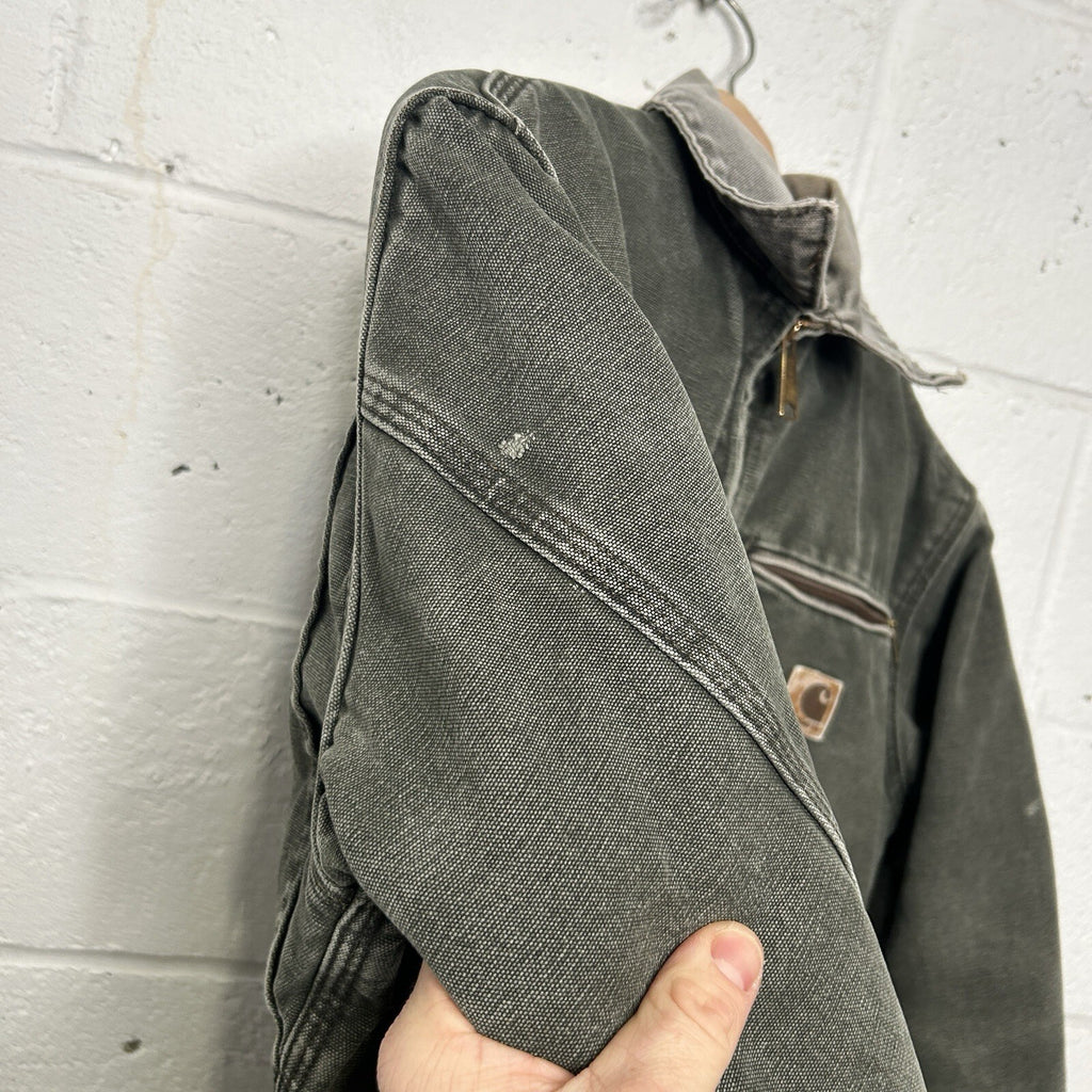 Vintage Carhartt Blanket-Lined Detroit Jacket “Moss Green” J97 MOS Men’s Small