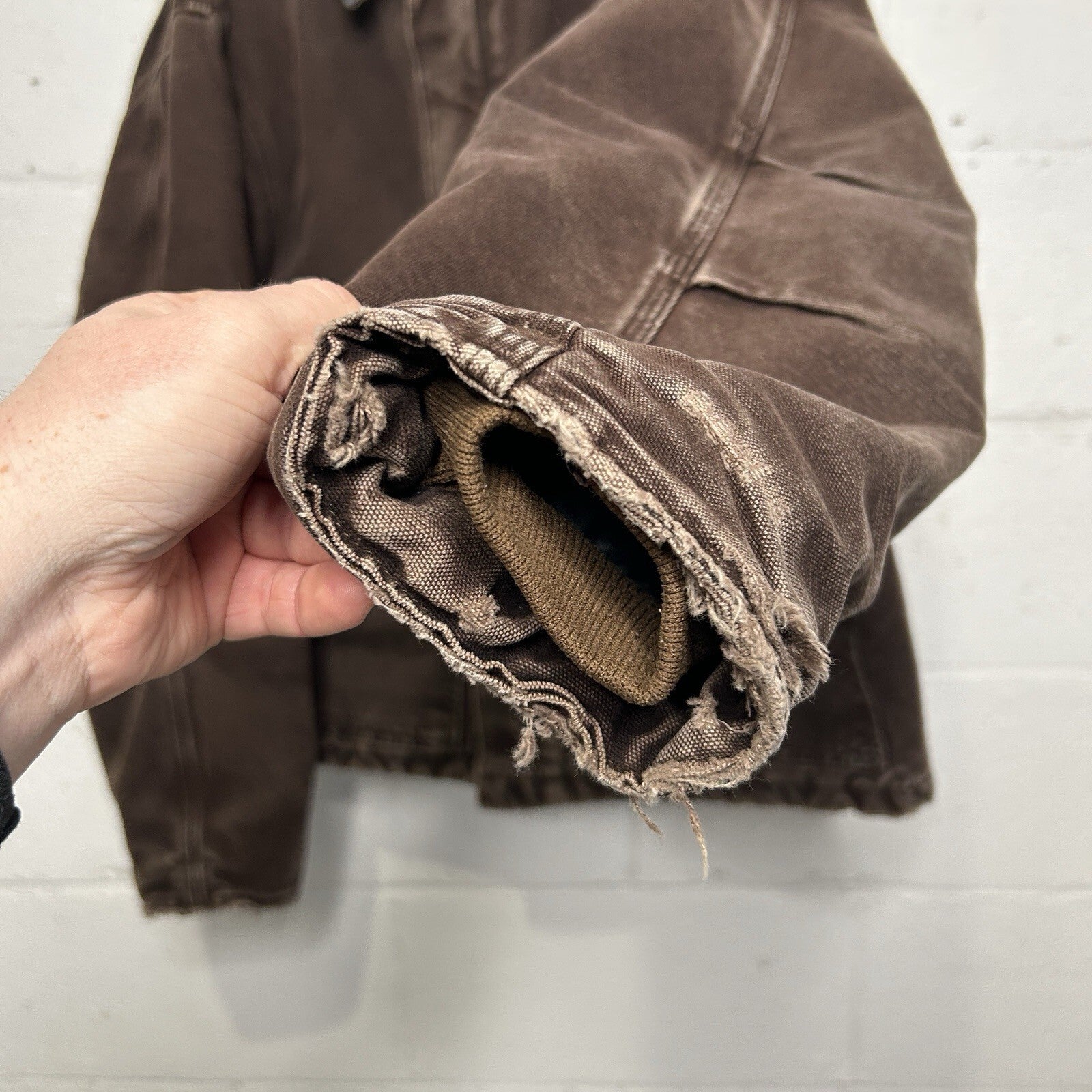 Vintage Carhartt Quilted Traditional Jacket “Dark Brown” J22 DKB Men’s Large