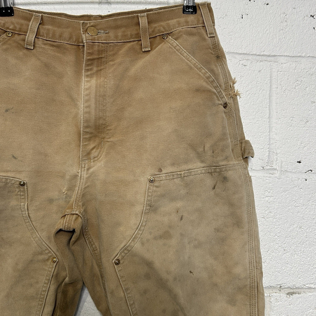 Vintage Carhartt Canvas DoubleKnee Pants “Brown” B01
