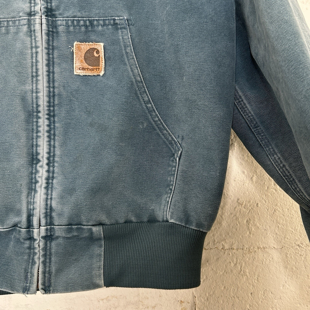 Vintage Carhartt Quilted Hooded Active Jacket “Cobalt Blue” JQ296