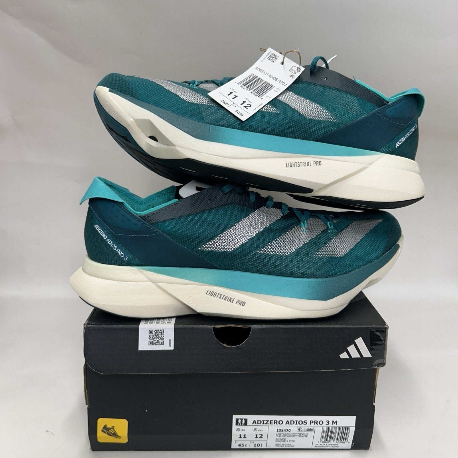 Adidas Adizero Adios Pro 3 “Legacy Teal” ID8470 Running Shoes Men’s 11 New