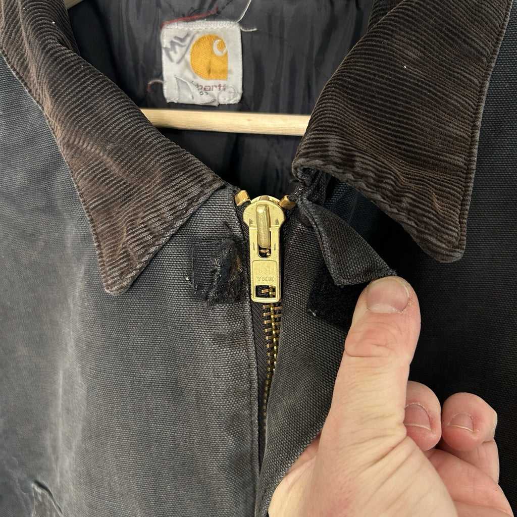 Carhartt Quilt-Lined Artic Traditional Jacket “Black” C003 BLK Men’s X-Large
