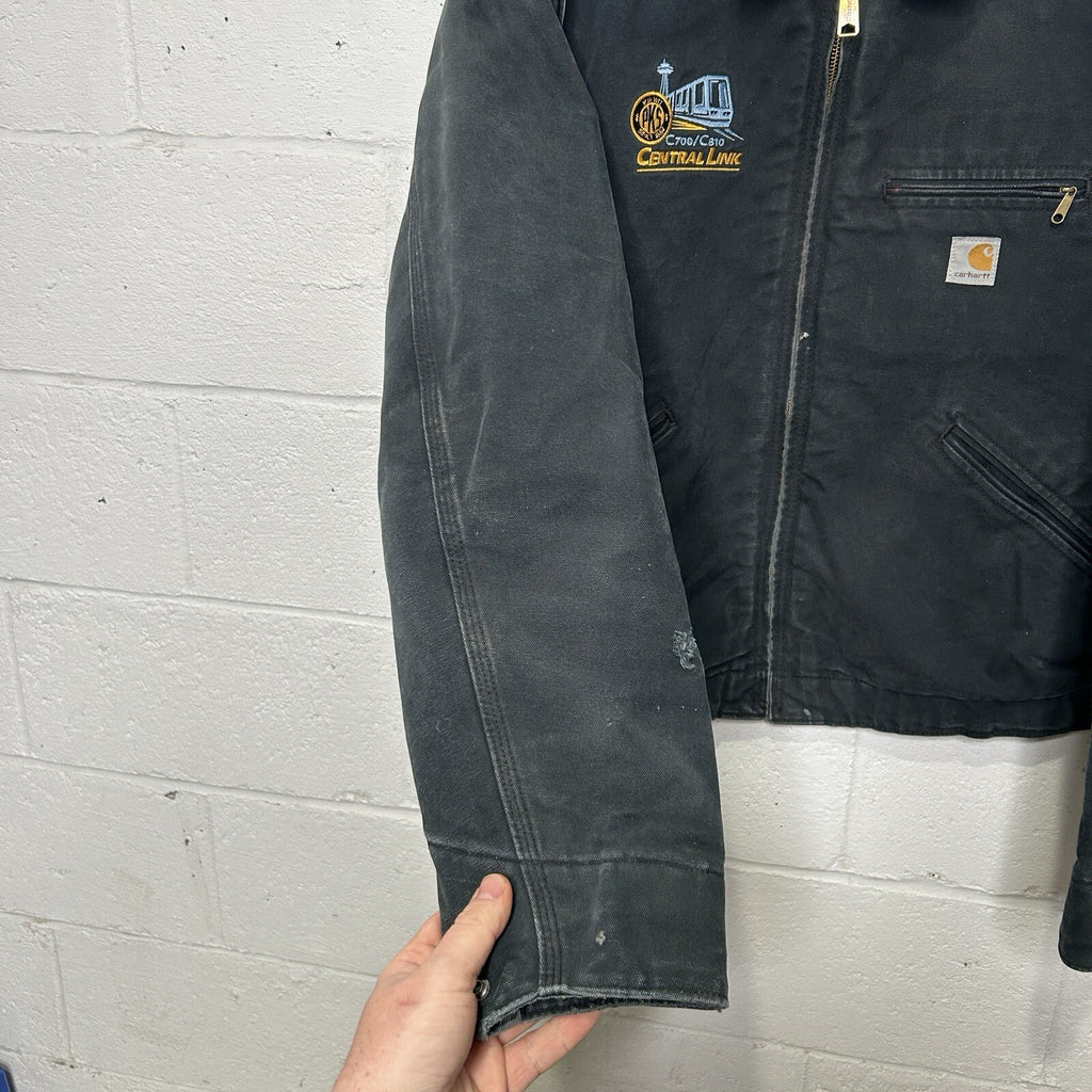 Vintage Carhartt Blanket-Lined Detroit Jacket “Black” J01 BLK Men’s 42/Large