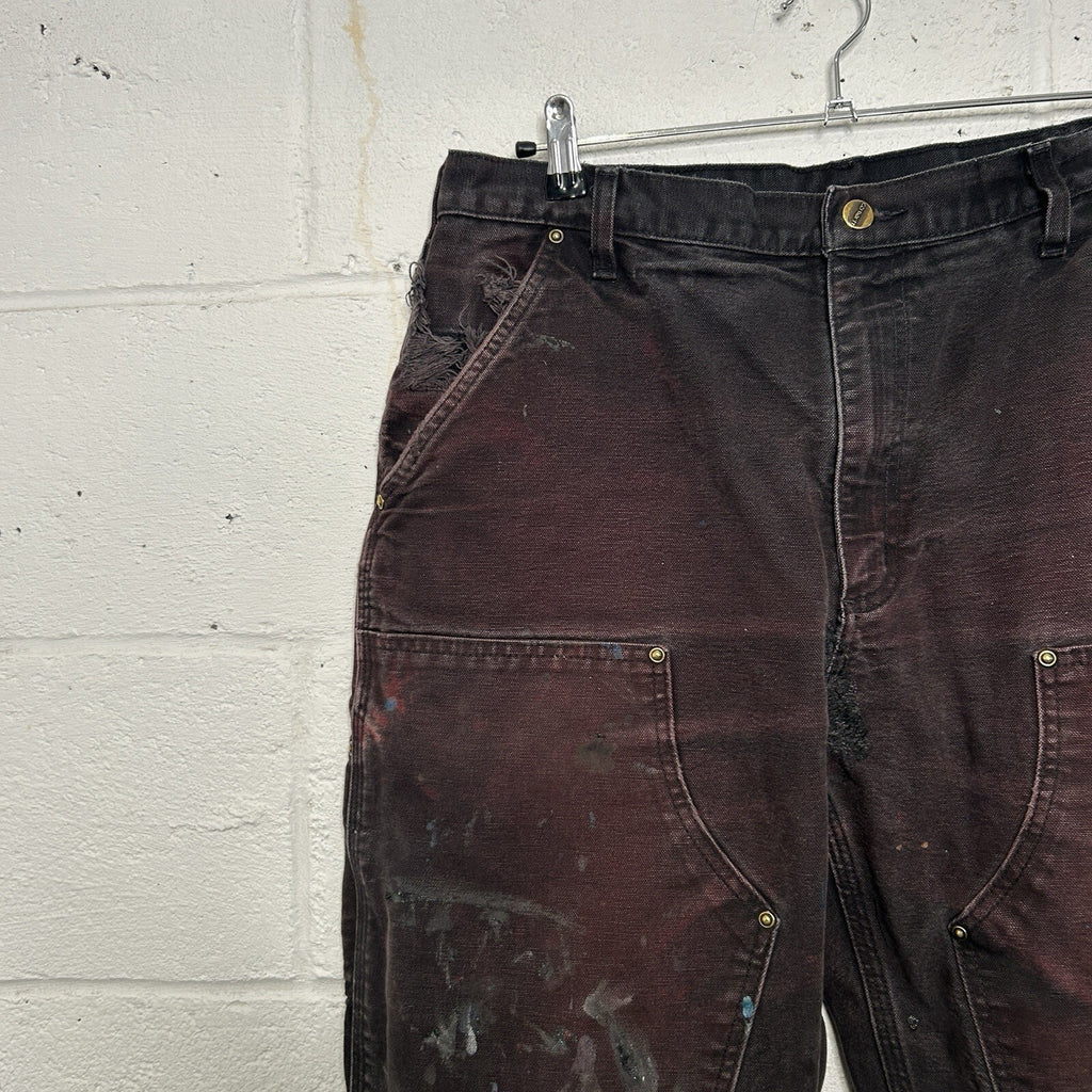 Vintage Carhartt DoubleKnee Carpenter Pants “Black” B01 BLK