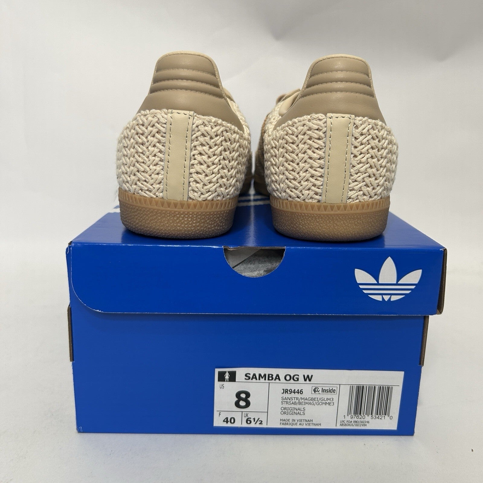 adidas Womens Samba OG Knit Pack - “Sand Strata” JR9446 Women’s 8 New