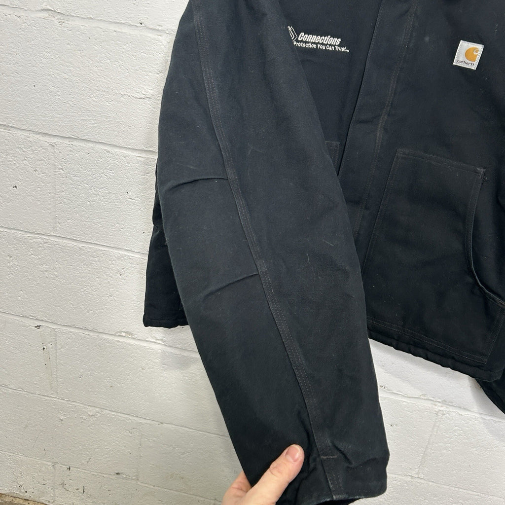 Vintage Carhartt Quilted Traditional Artic Jacket “Black” J02 BLK Men’s X-Large
