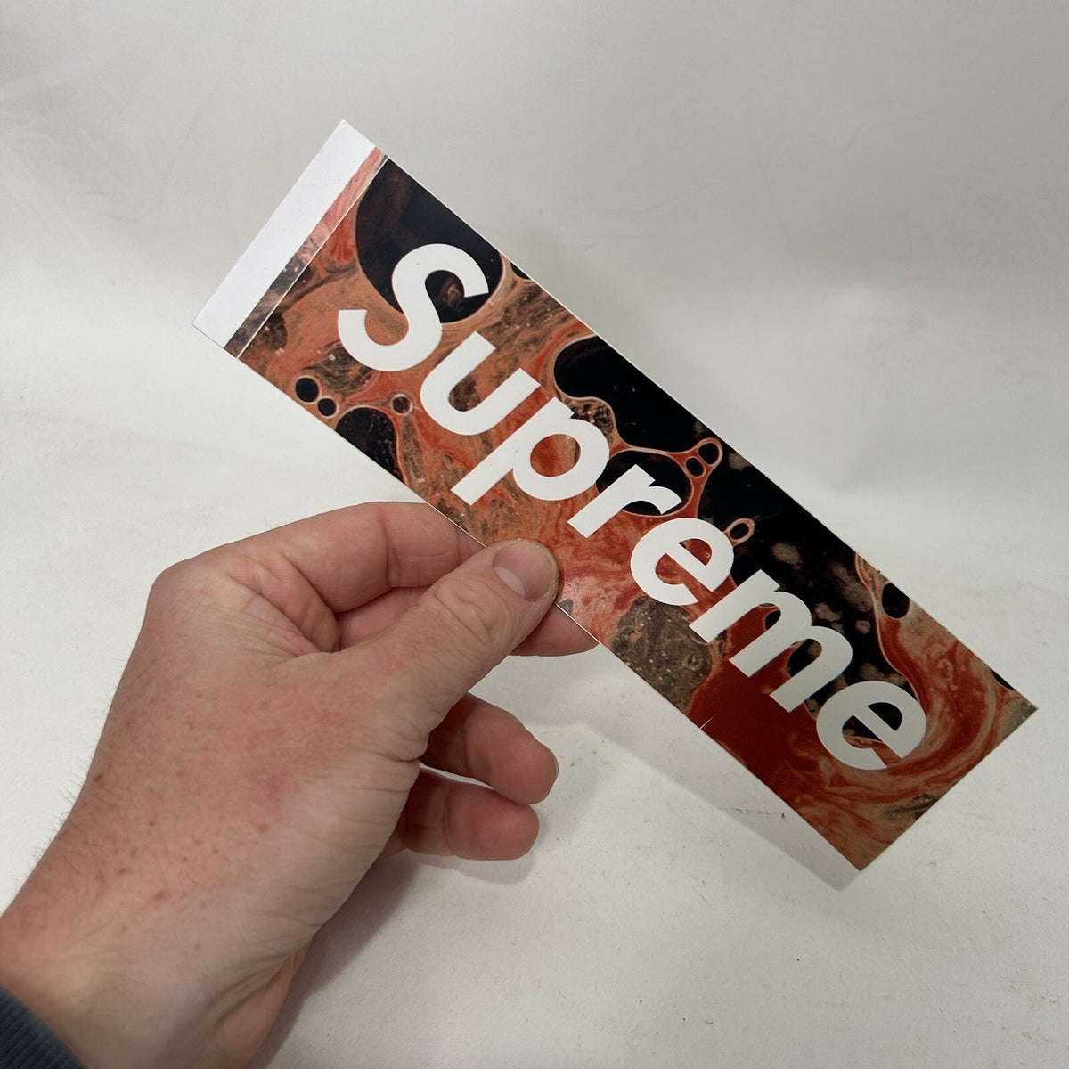 Supreme Blood And Semen Box Logo Sticker