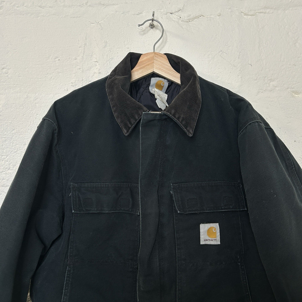 Vintage Carhartt Quilted Artic Jacket “Black” C03 BLK Men’s 42/Large Worn