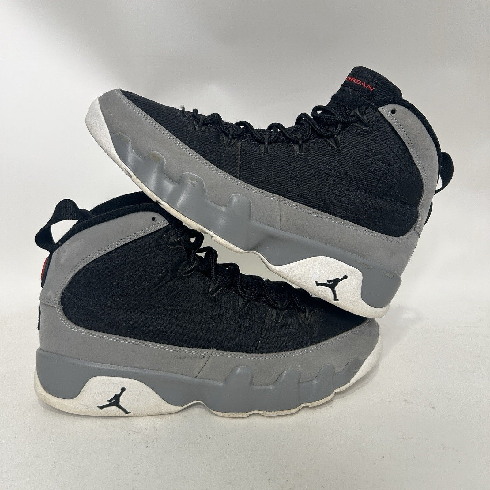 Nike Air Jordan 9 Retro “Particle Grey/Black/Red” (2022) CT8019-060 Men’s 9 Worn