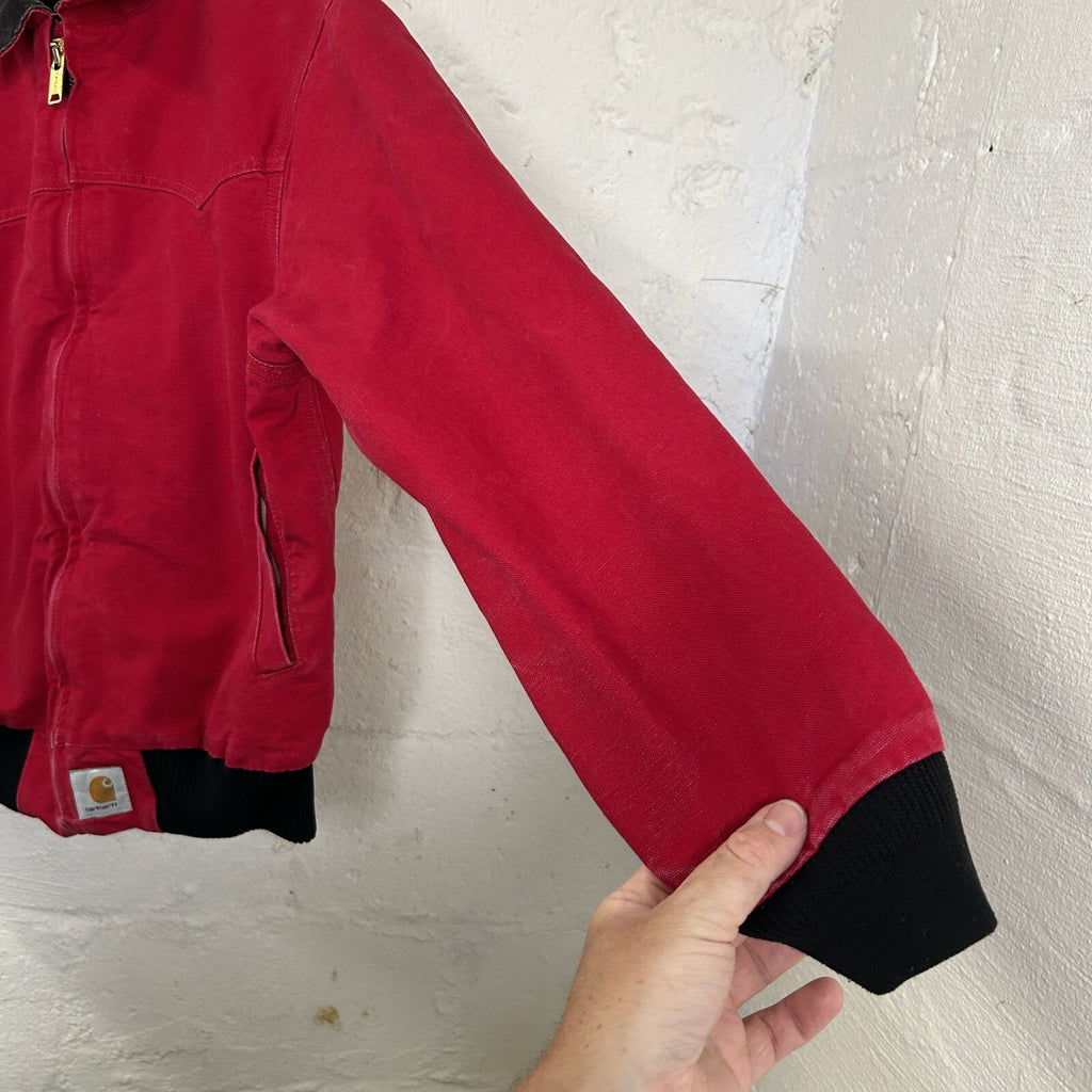Vintage Carhartt Quilted Santa Fe Jacket “Red” J13RED/JQ2100 Men’s Medium