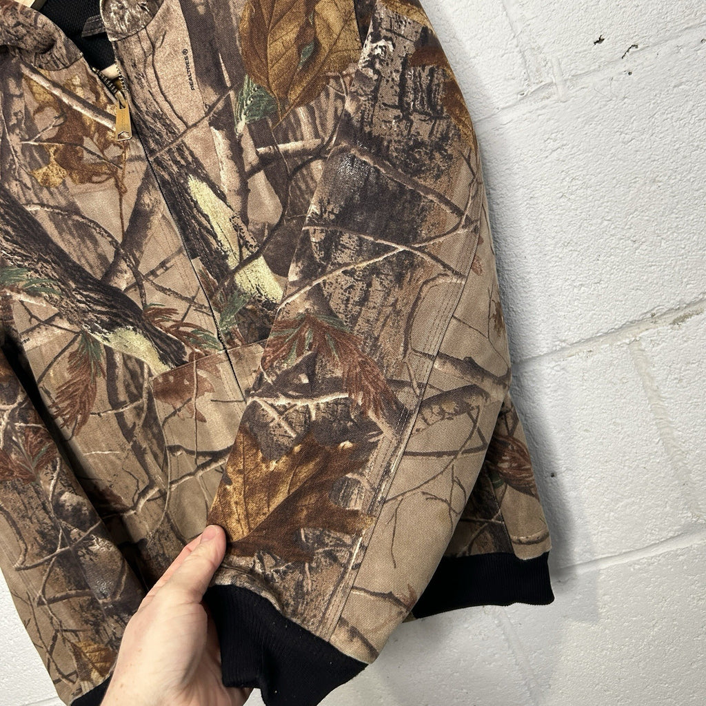 Vintage Carhartt Realtree Thermal-Lined Active Jacket “Camo” YYJ220 CAP Youth L