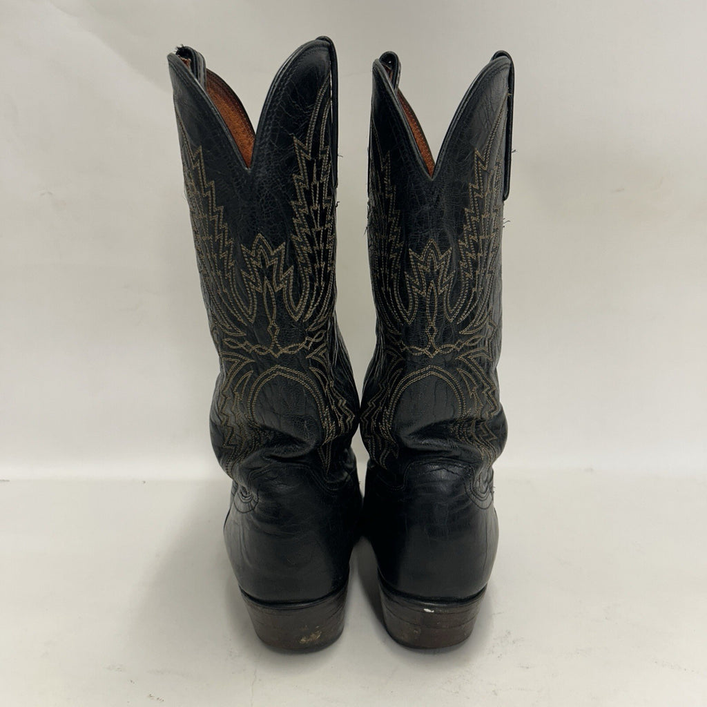 Lucchese 1883 Crayton Mad Dog Western Cowboy Boots “Black White” Men’s 8D