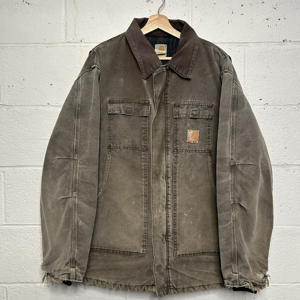 Vintage Carhartt Quilted Artic Jacket “Chestnut” C26 CHT Men’s X-Large