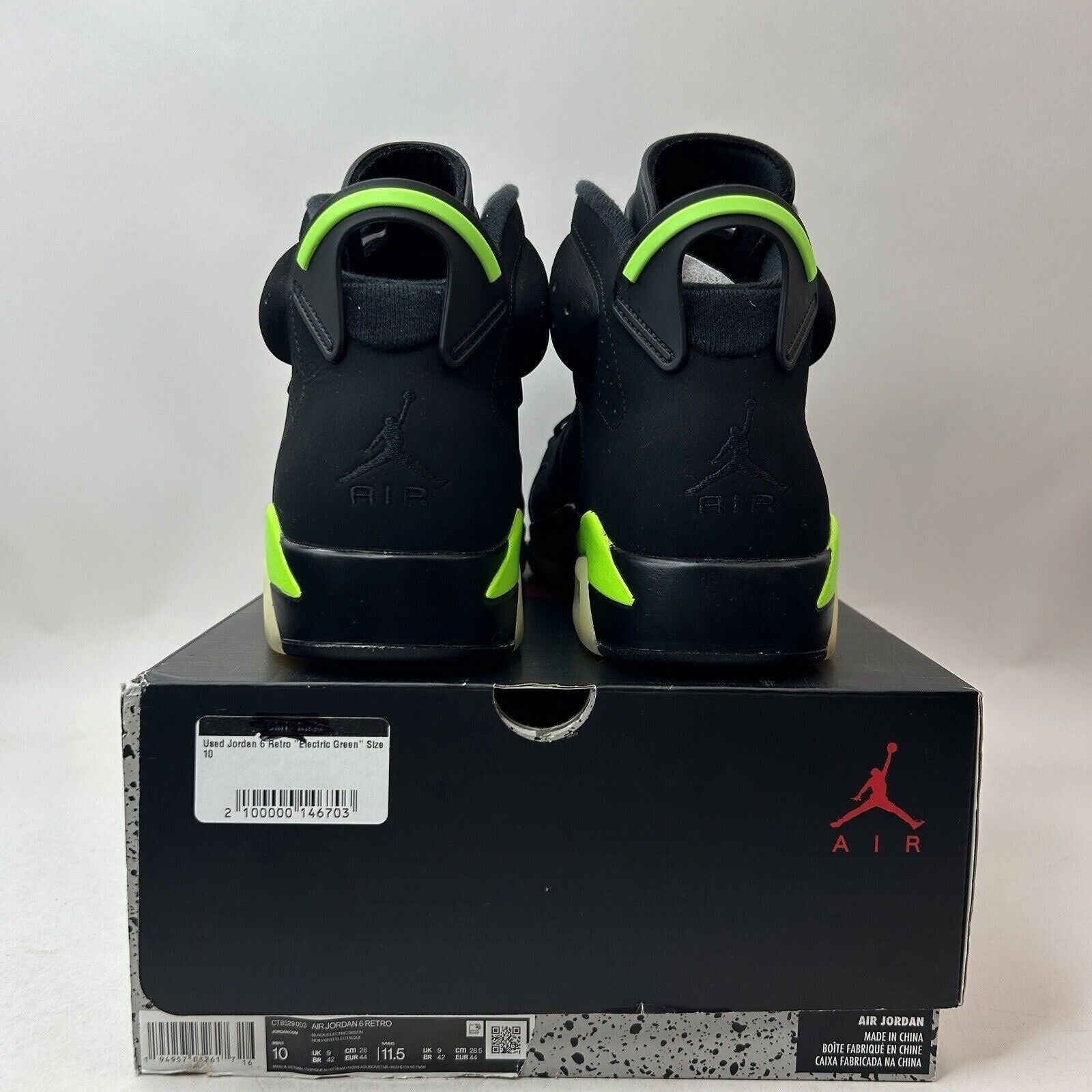 Nike Shoes Air Jordan 6 Retro “Electric Green” CT8529-003 Men’s 10 Used