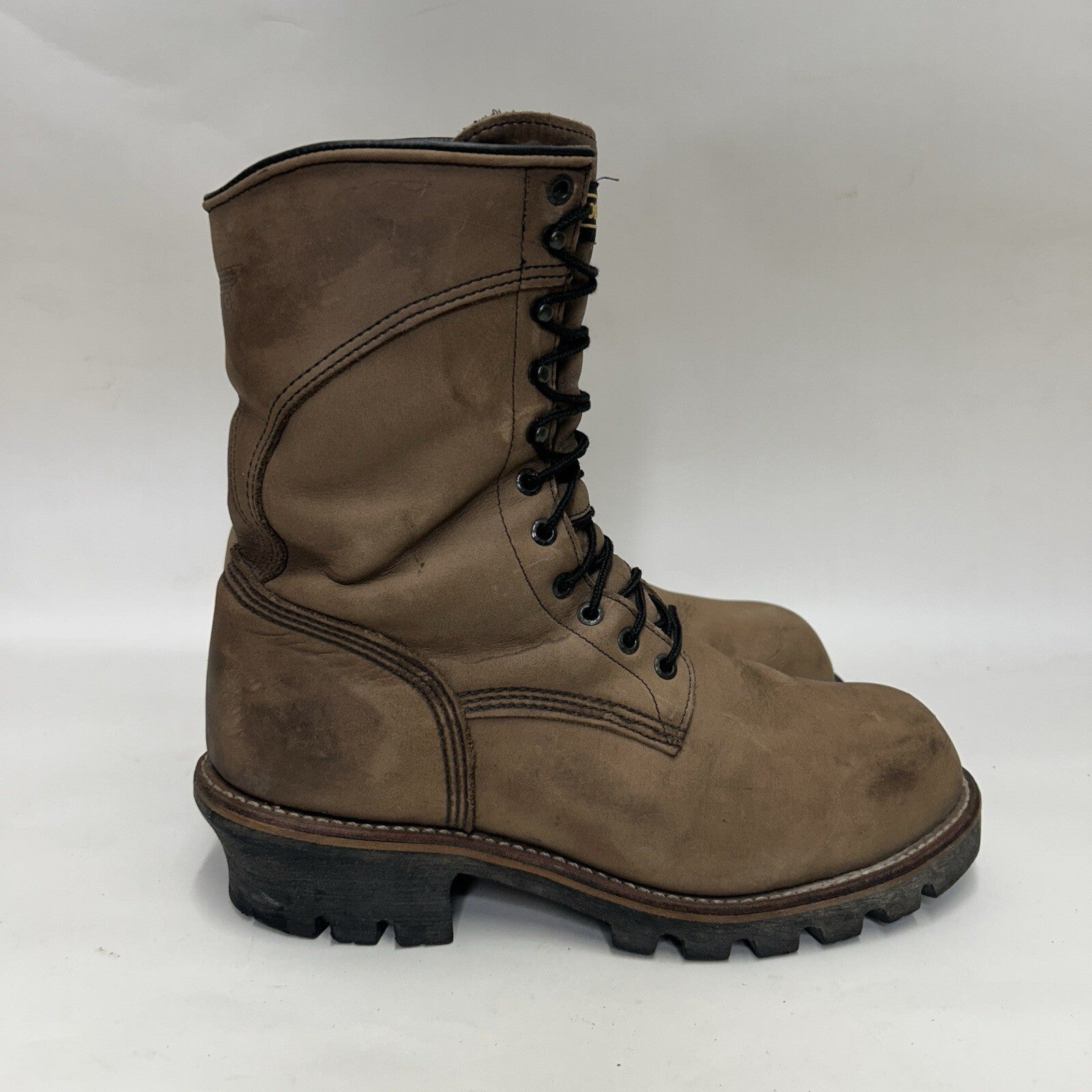 Red Wing 2292 Steel Toe Gore-Tex Logger Boots “Grey Brown” Men’s 11D