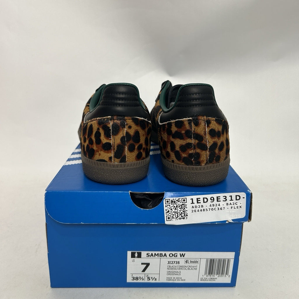 Adidas Samba OG Cheetah Pack - “Collegiate Green” JI2735 Women’s 7 New