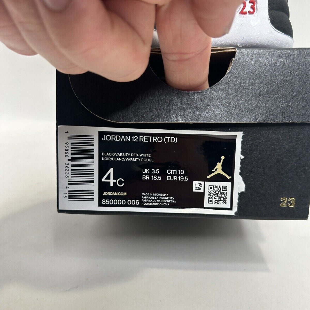 Nike Air Jordan 12 Retro TD “Playoffs” 2024