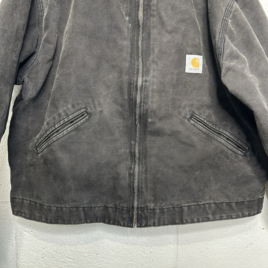 Vintage Carhartt Quilted Detroit Jacket “Black” J80 BLK Men’s X-Large